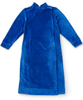 Women's Open Back Plush Nightgown with Zip Front - Silverts 39