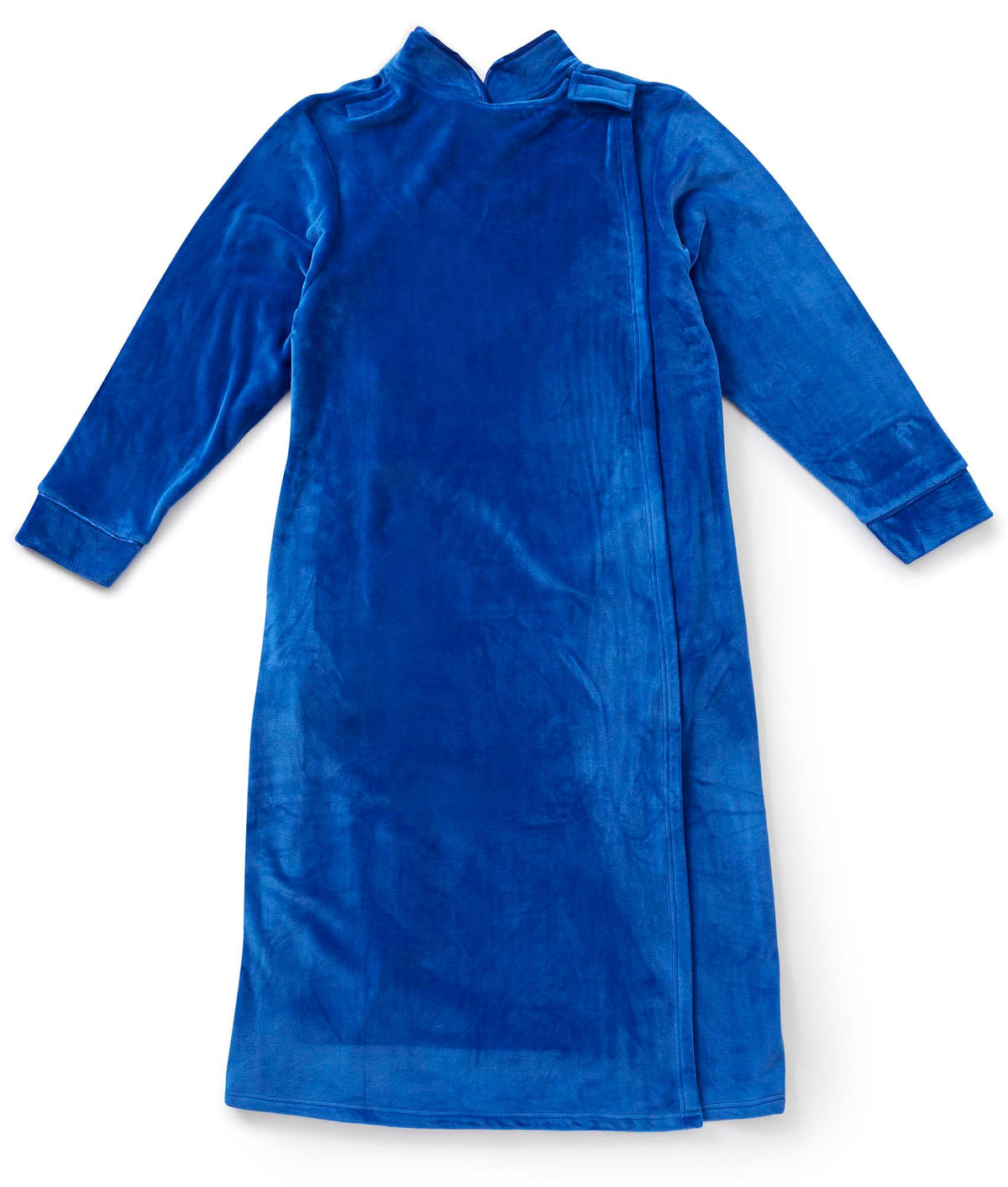 Women's Open Back Plush Nightgown with Zip Front - Silverts 39
