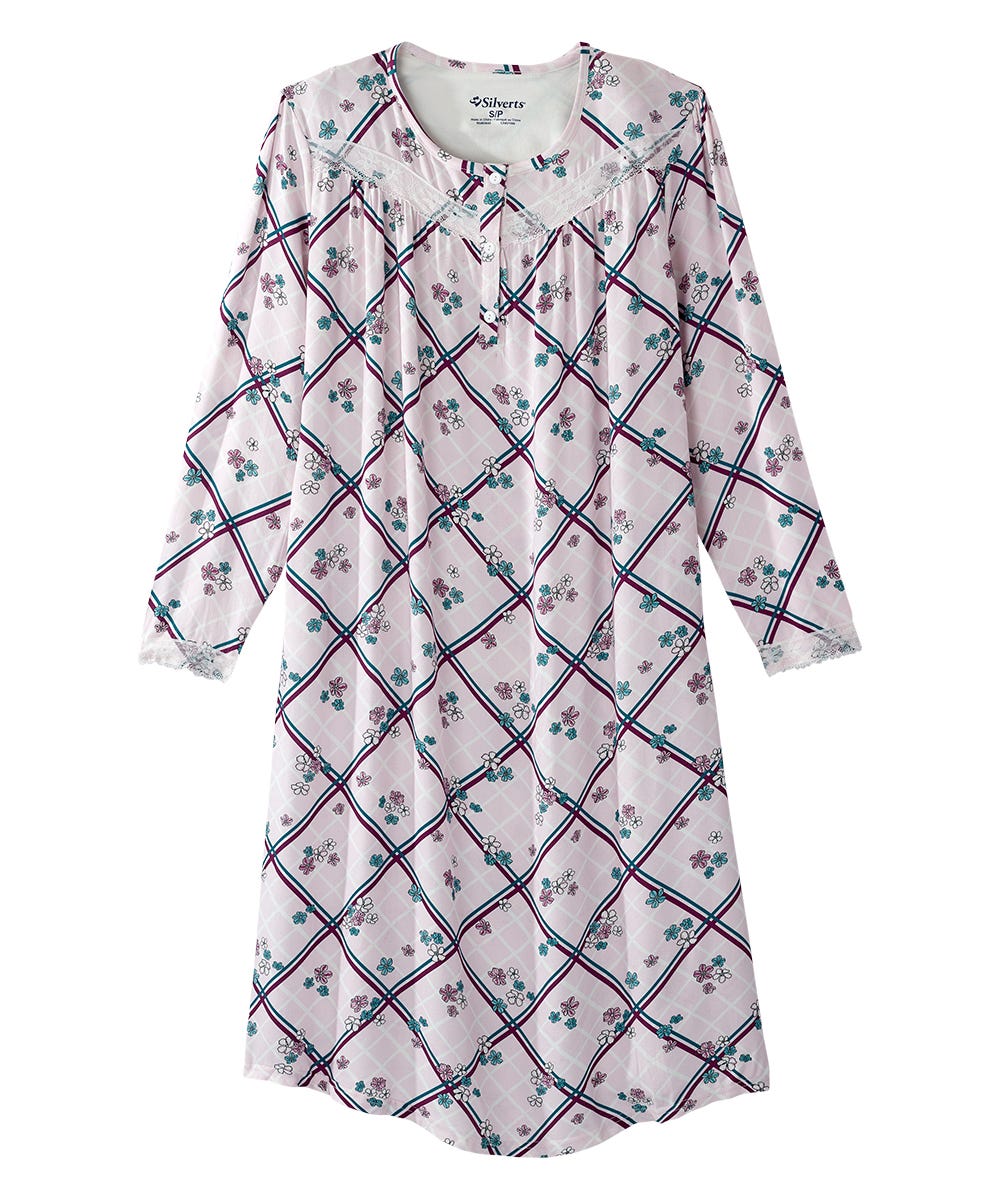 Women's Open Back Float Nightgown - Silverts 5