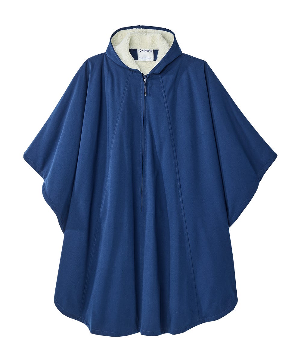 Warm Wheelchair Cape for Women & Men with Hood