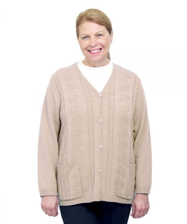 Women's Open Back Cardigan - Clearance - Silverts 2