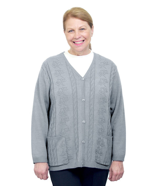 Women's Open Back Cardigan - Clearance - Silverts 1