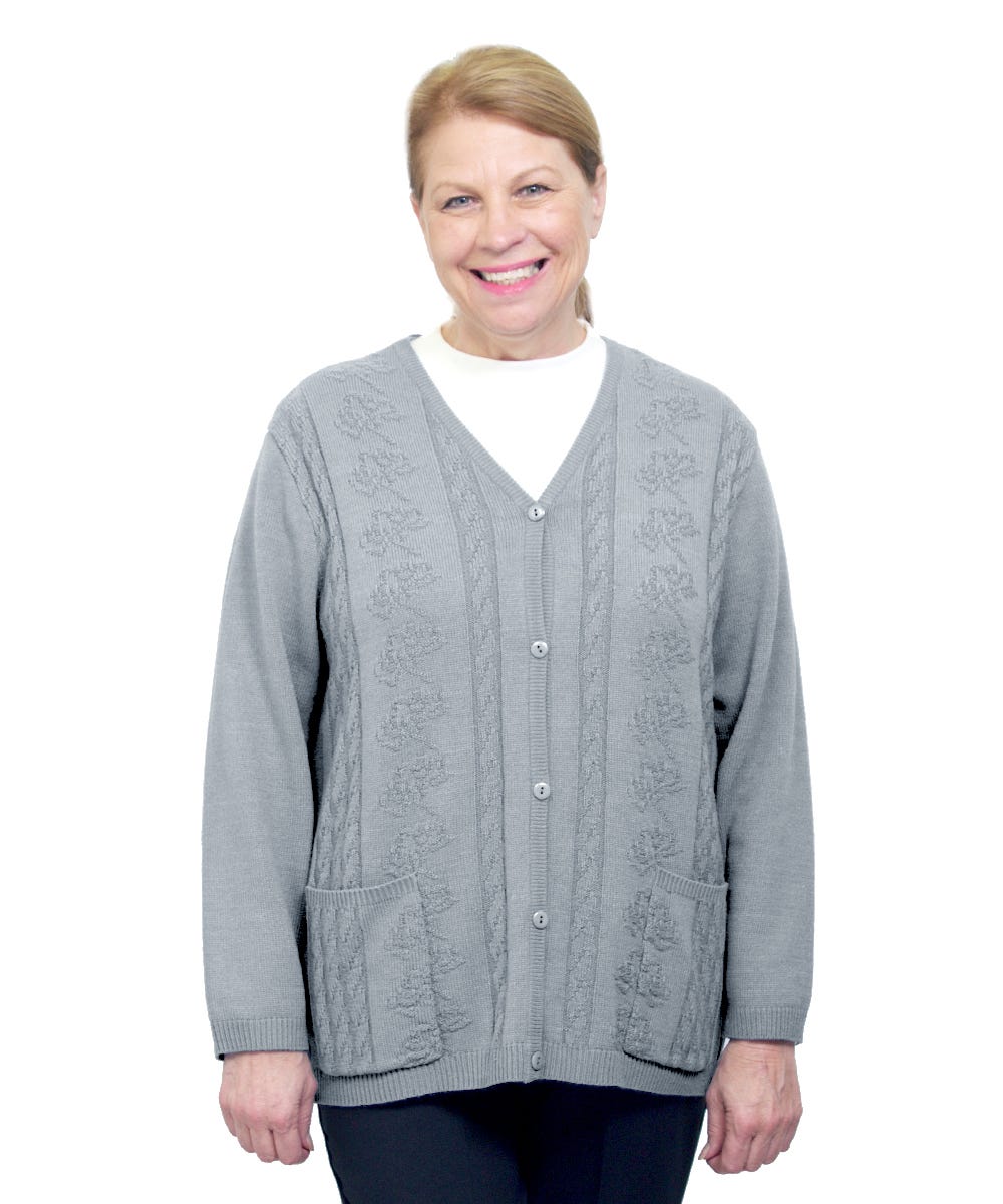 Women's Open Back Cardigan - Clearance - Silverts 20