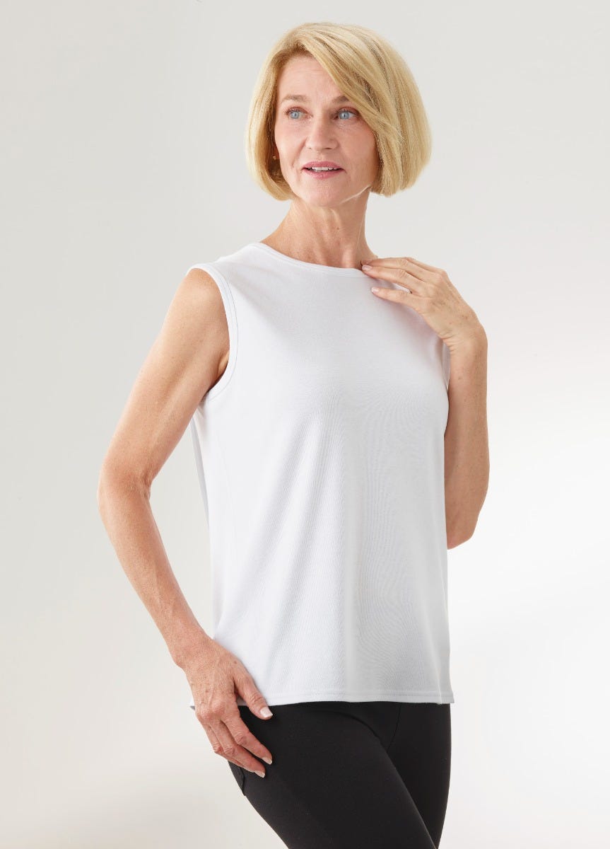 Women's Adaptive Open Back Sleeveless Camisole - 3 Pack - Silverts 7