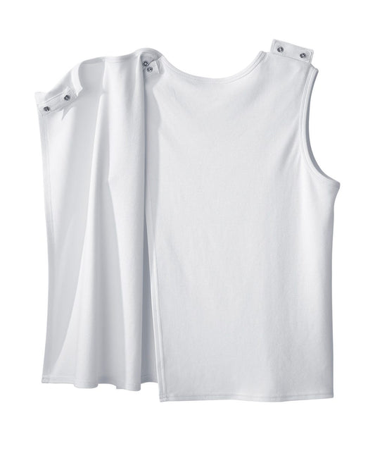 3 Pack - Men's Adaptive Sleeveless Undershirt - Silverts 2
