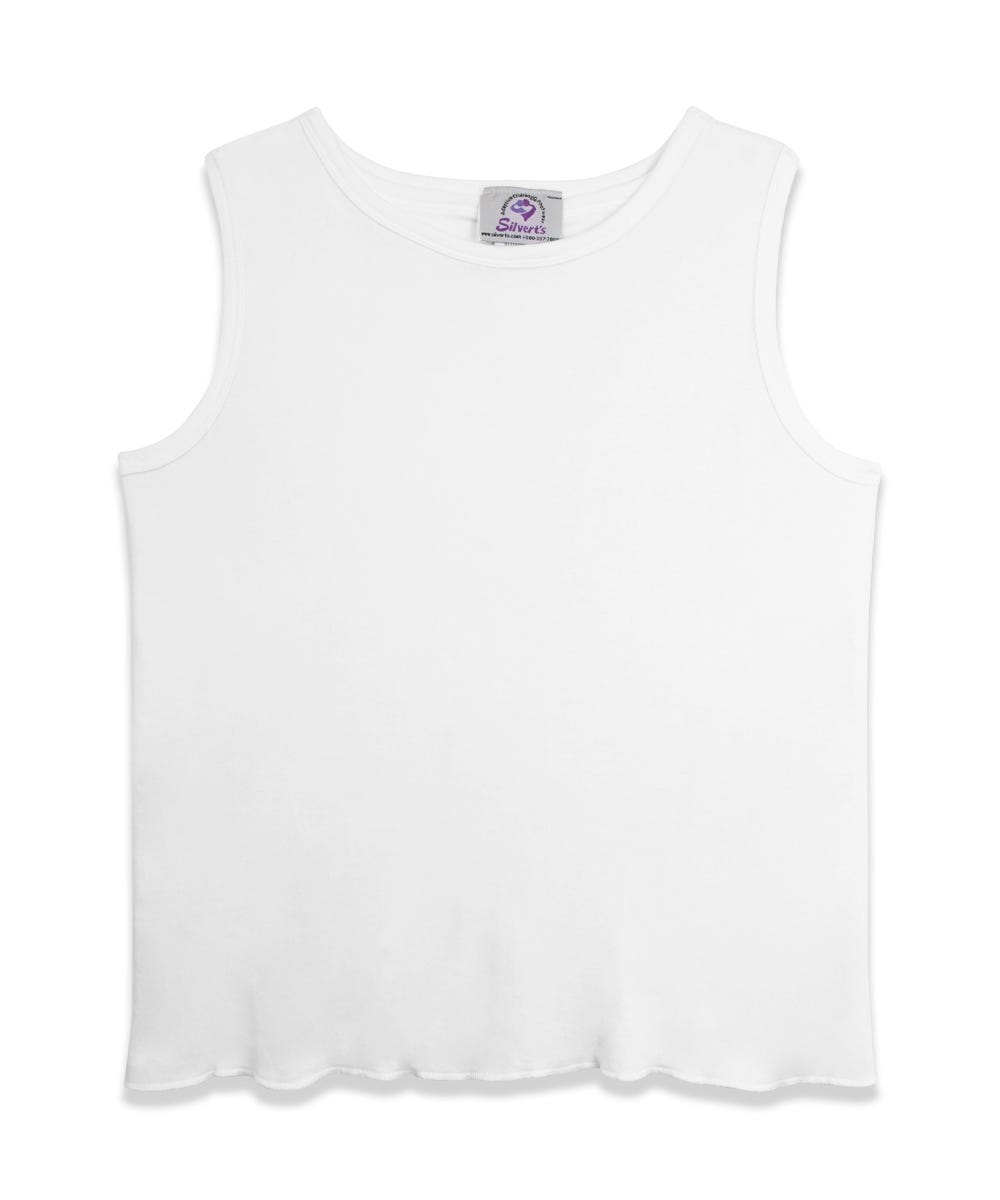 3 Pack - Women's Adaptive Cotton Sleeveless Undershirt - Clearance - Silverts 5