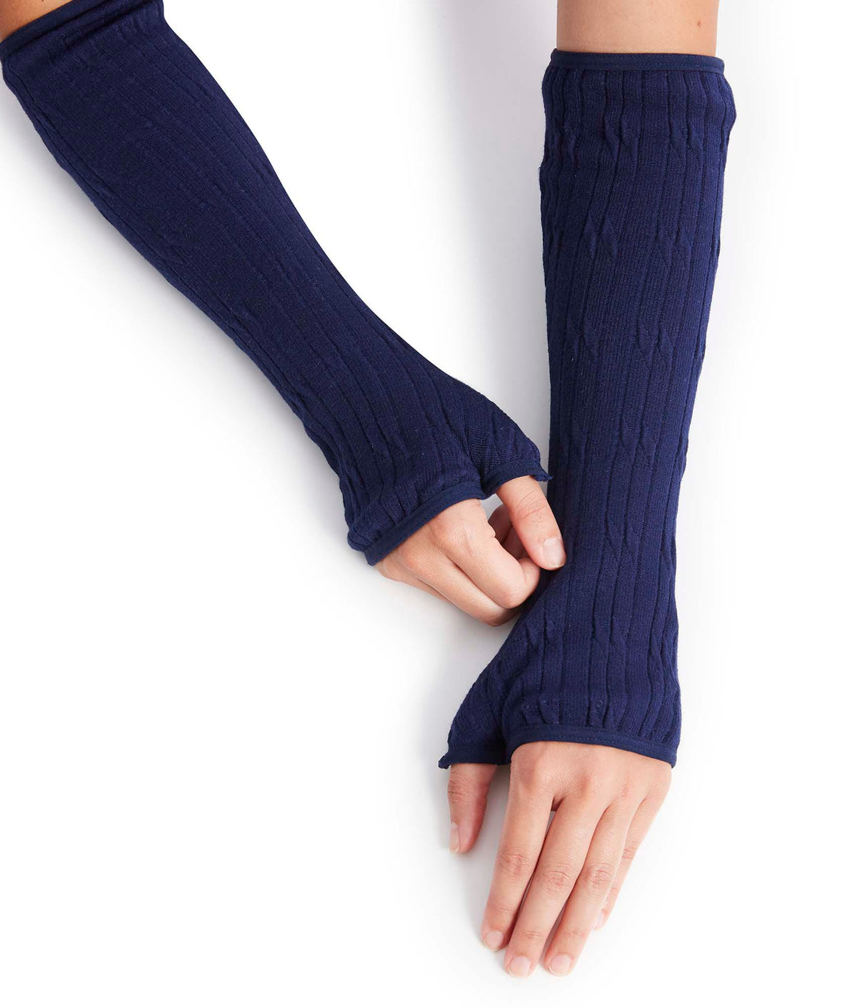 Women’s & Men’s Cable Knit Arm Warmers & Protectors - Silverts 1