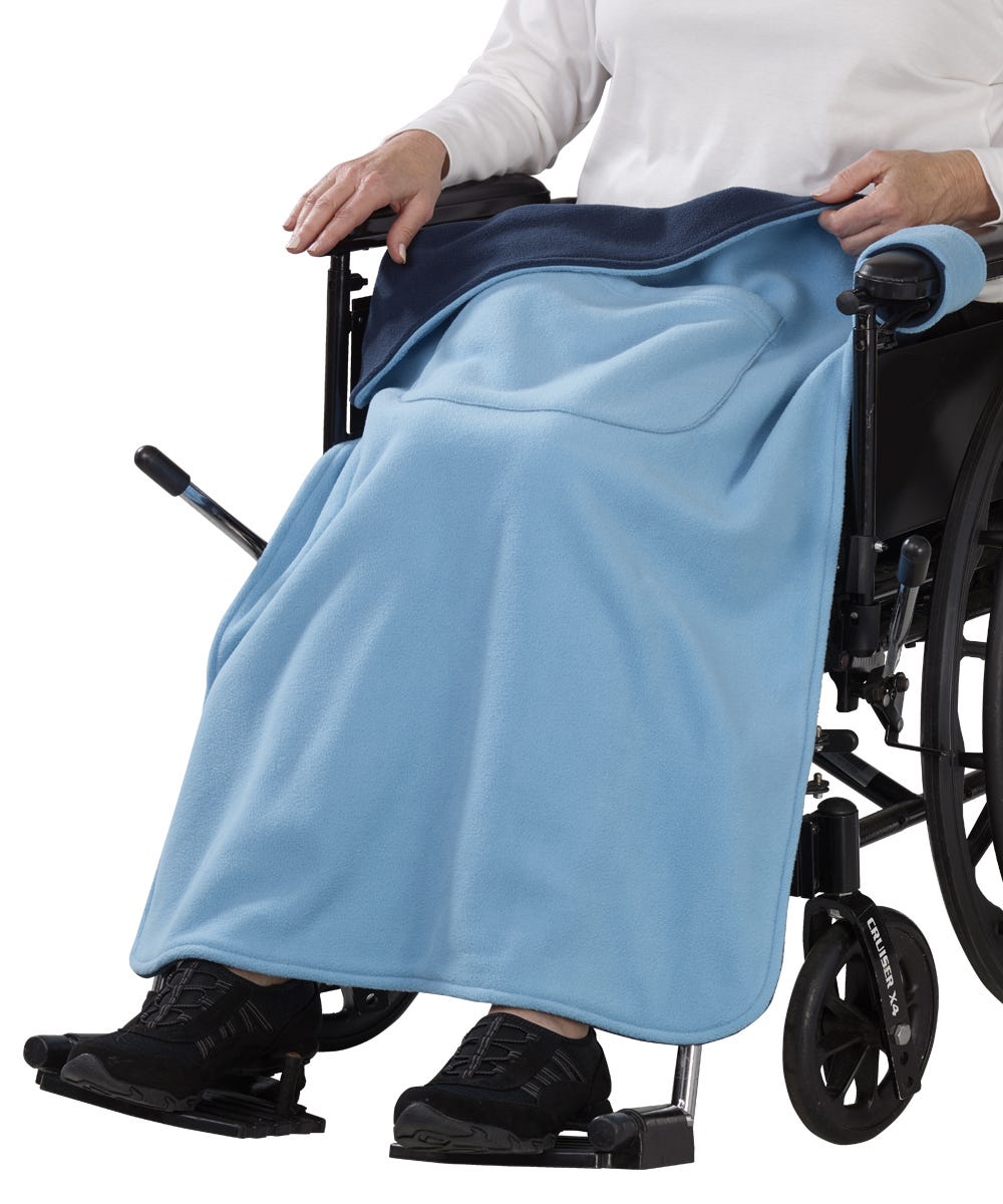 Women's & Men's Stay On Wheelchair Blanket - Silverts 8