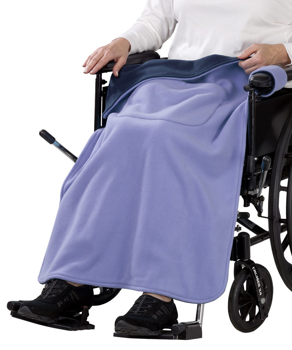 Women's & Men's Stay On Wheelchair Blanket - Silverts 10
