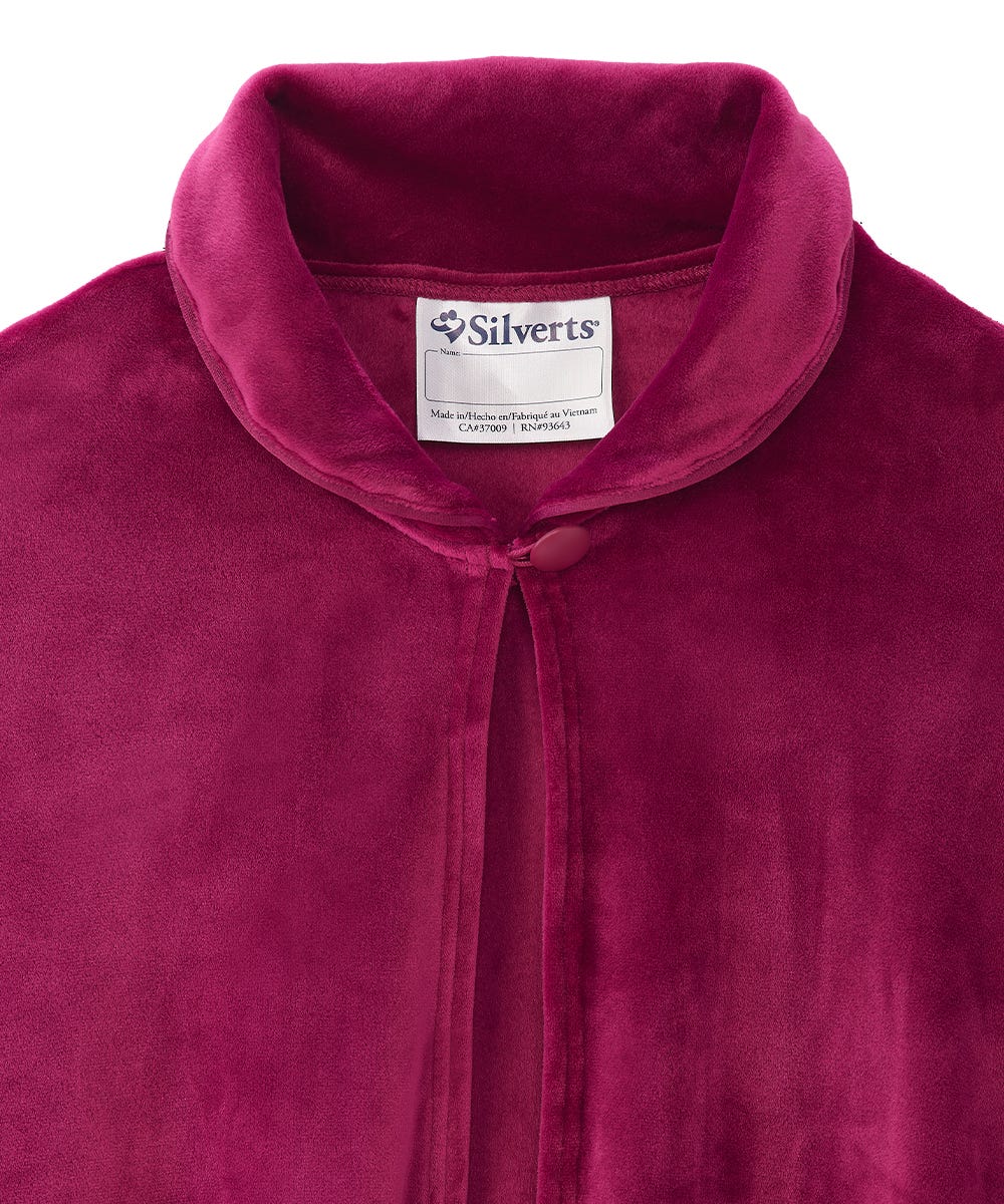 Women's Easy On Cozy Sleep Cape - Silverts 11