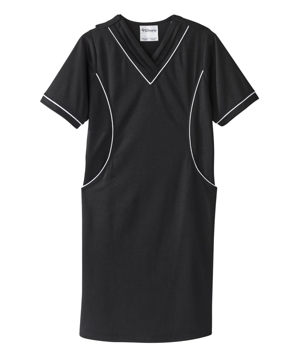 Women's Open Back Ponte Dress - Silverts 3