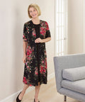 Women's Adaptive Open Back Stylish Twofer Dress - Silverts 9