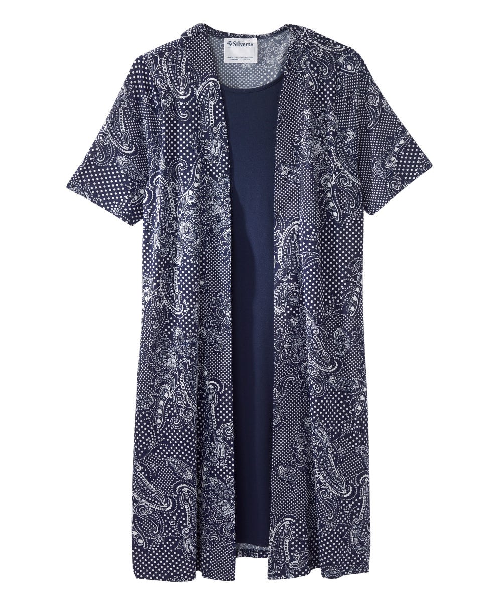 Women's Adaptive Open Back Stylish Twofer Dress - Silverts 10