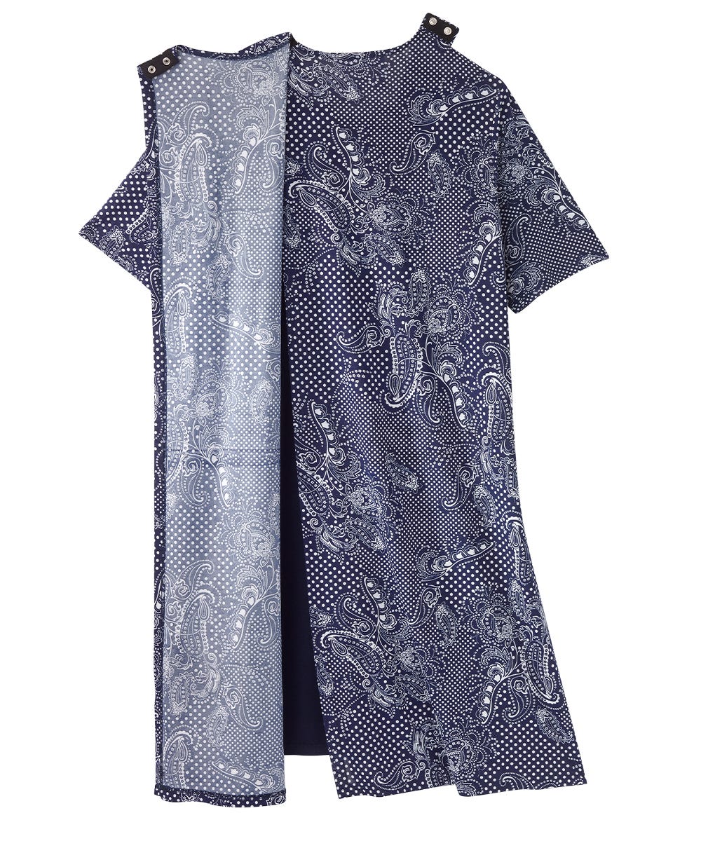 Women's Adaptive Open Back Stylish Twofer Dress - Silverts 13