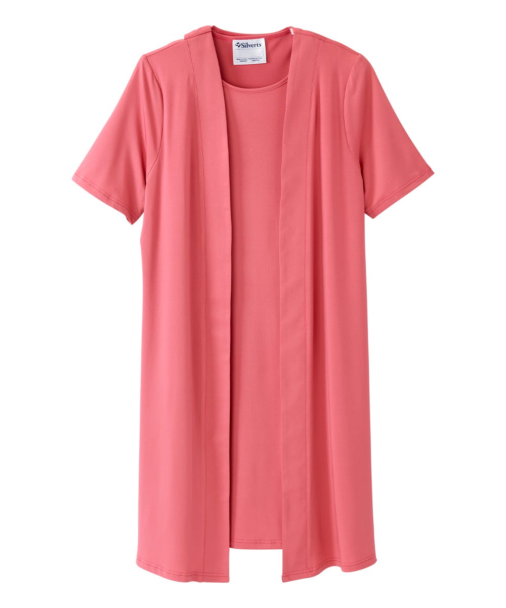 Women's Adaptive Open Back Stylish Twofer Dress - Silverts 18