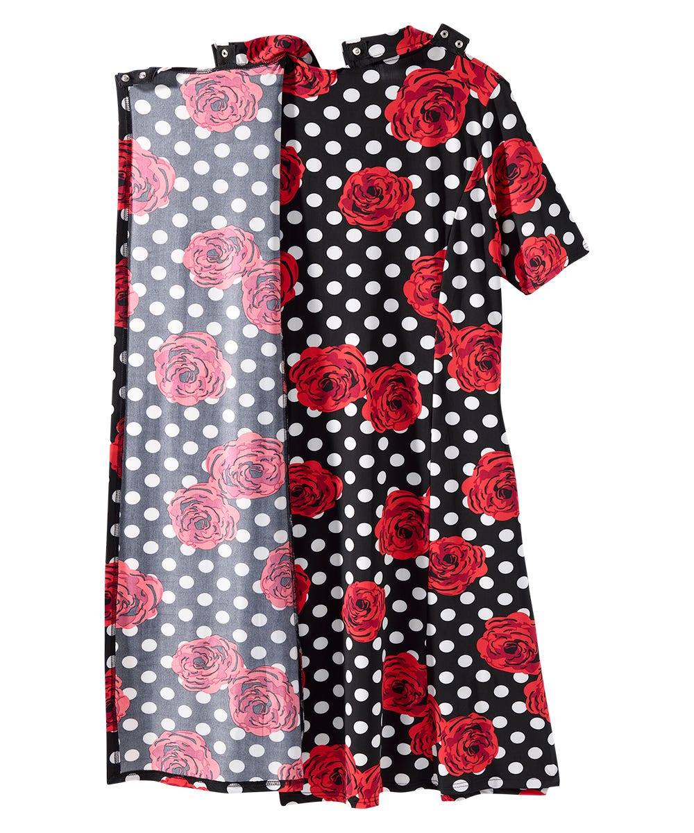 Women's Open Back Collared Dress - Silverts 4
