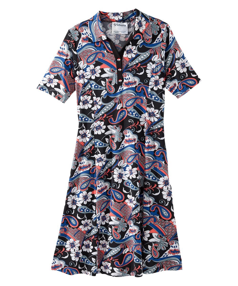 Women's Open Back Collared Dress - Clearance - Silverts 8