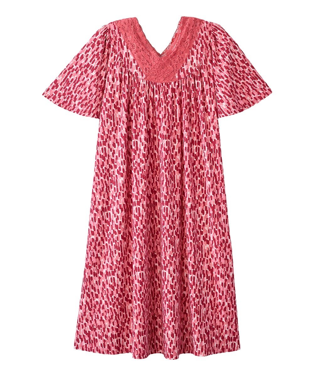 Women's Buttery Soft Easy-On Lounge Dress - MuuMuu Nightgown - Silverts 2