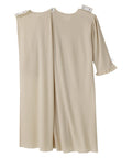 Women's Open Back Waffle Knit Nightgown - Silverts 7