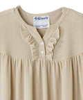 Women's Open Back Waffle Knit Nightgown - Silverts 10