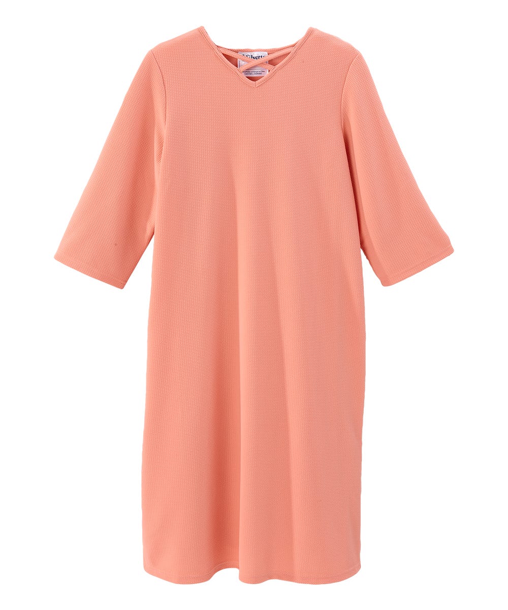 Women's Open Back Criss Cross Neck Dress - Silverts 5