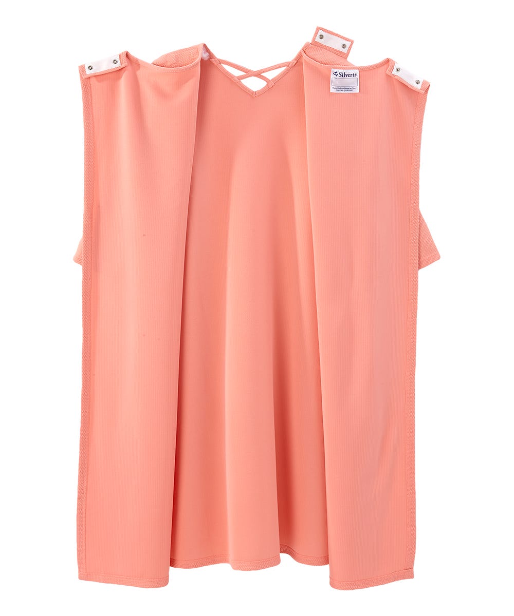 Women's Open Back Criss Cross Neck Dress - Silverts 7