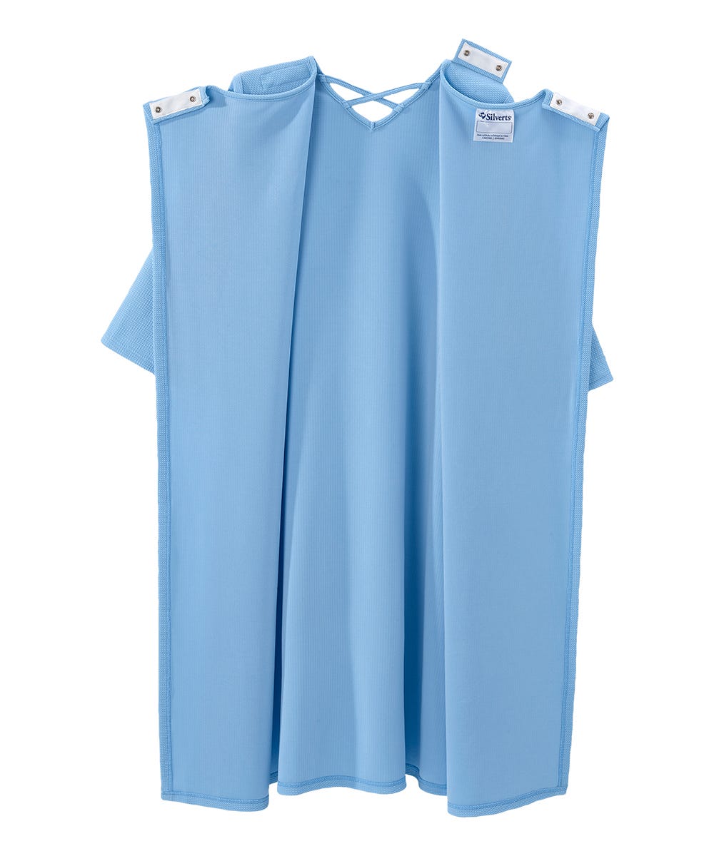 Women's Open Back Criss Cross Neck Dress - Silverts 3