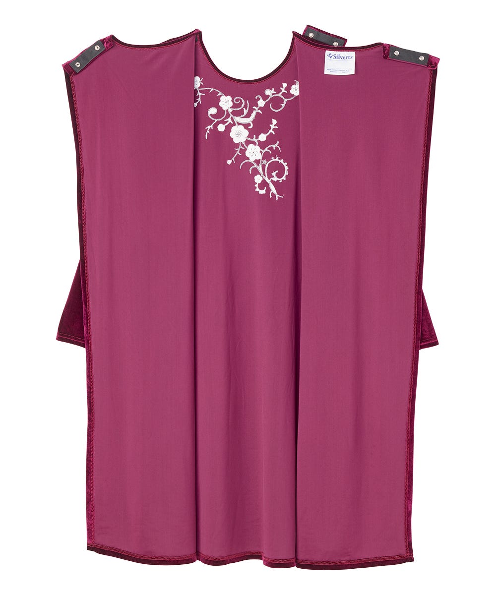 Women's Open Back Velvet Dress - Silverts 9