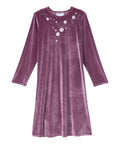 Women's Open Back Velvet Dress - Silverts 3
