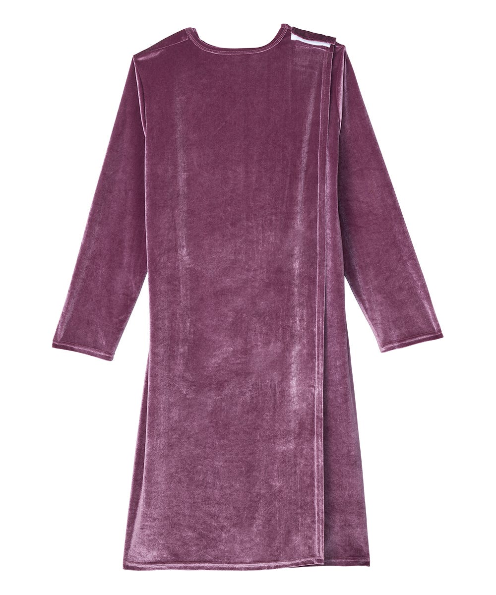 Women's Open Back Velvet Dress - Silverts 6