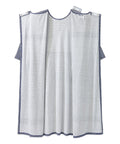 Men's Open Back Henley Nightgown - Silverts 4