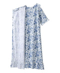 Women's Open Back Ruffle Hospital & Home Care Gown - Silverts 2