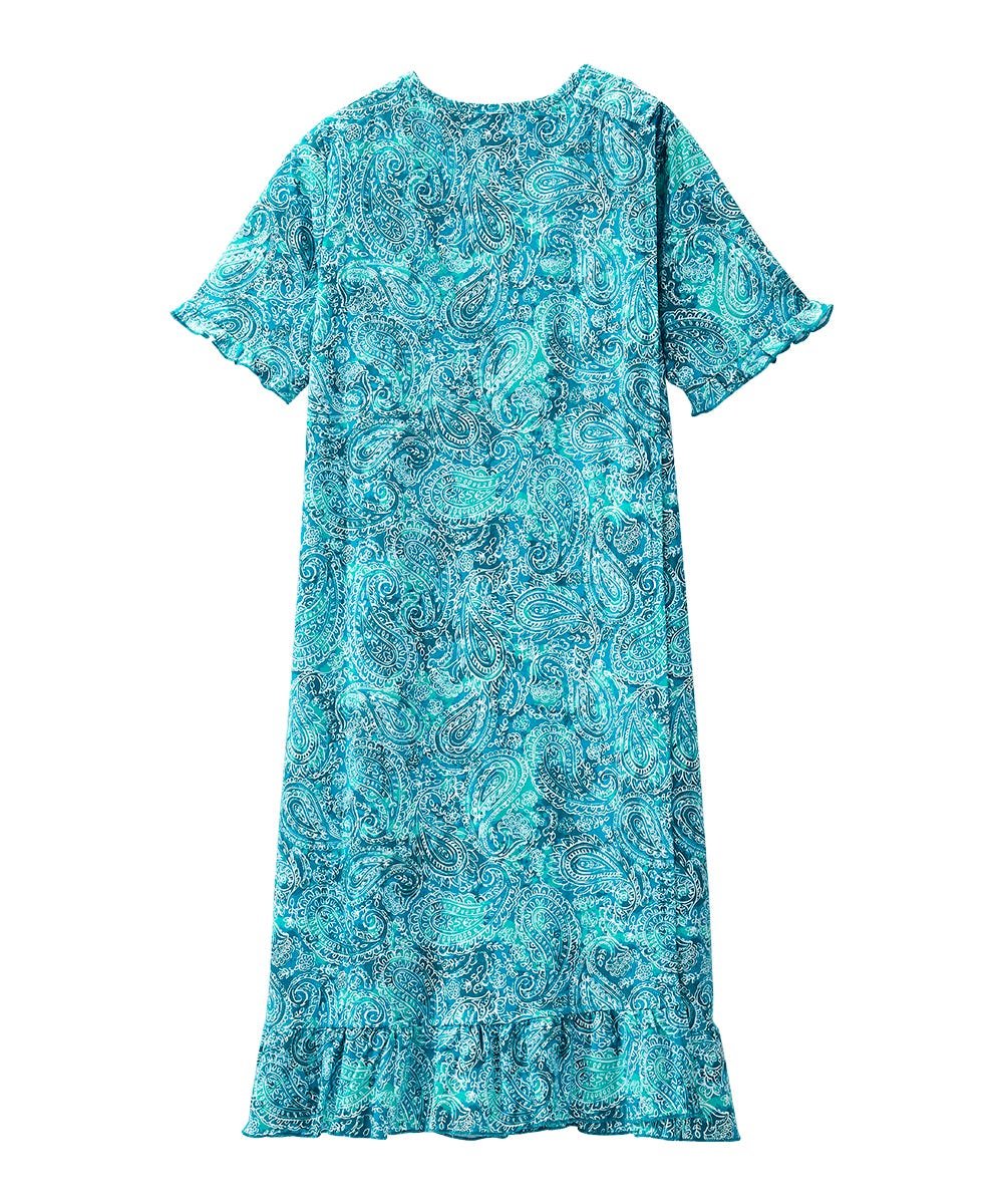 Women's Open Back Ruffle Hospital & Home Care Gown - Silverts 13