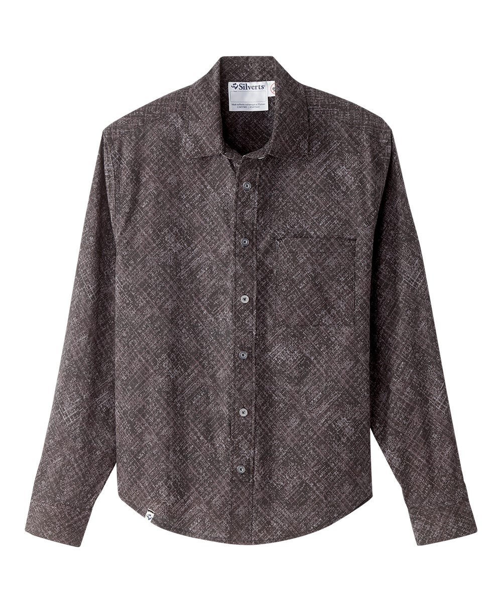 Men's Self Dressing Magnetic Buttons Dress Shirt - Silverts 17