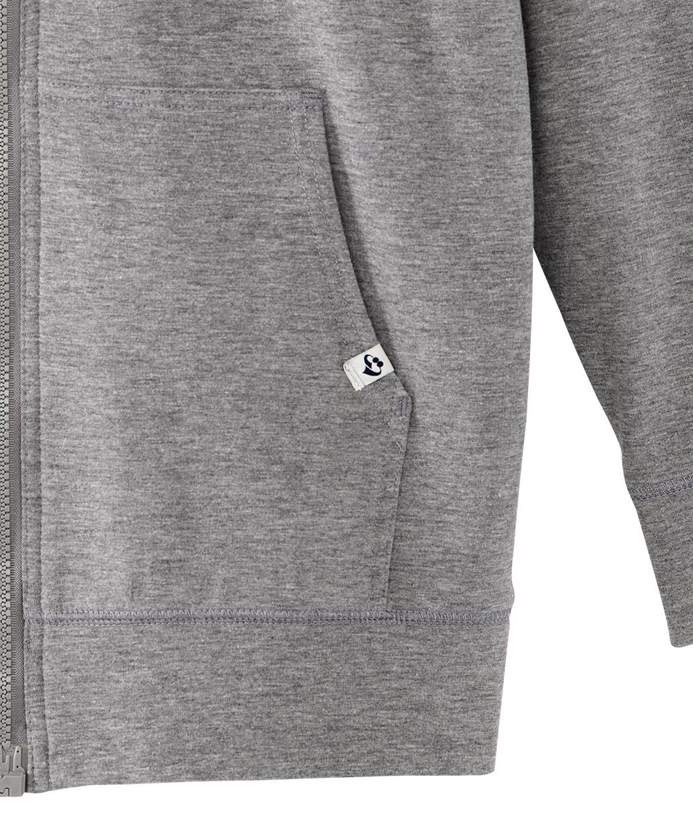 Womens Magnetic-Zipper Hoodie with Pockets - Silverts 43