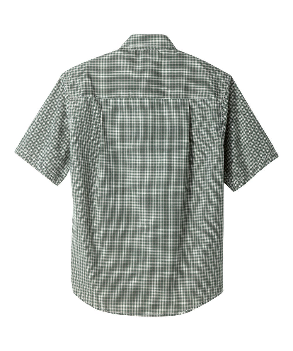 Magnetic Buttons Men's Short Sleeve Shirt - Silverts 6