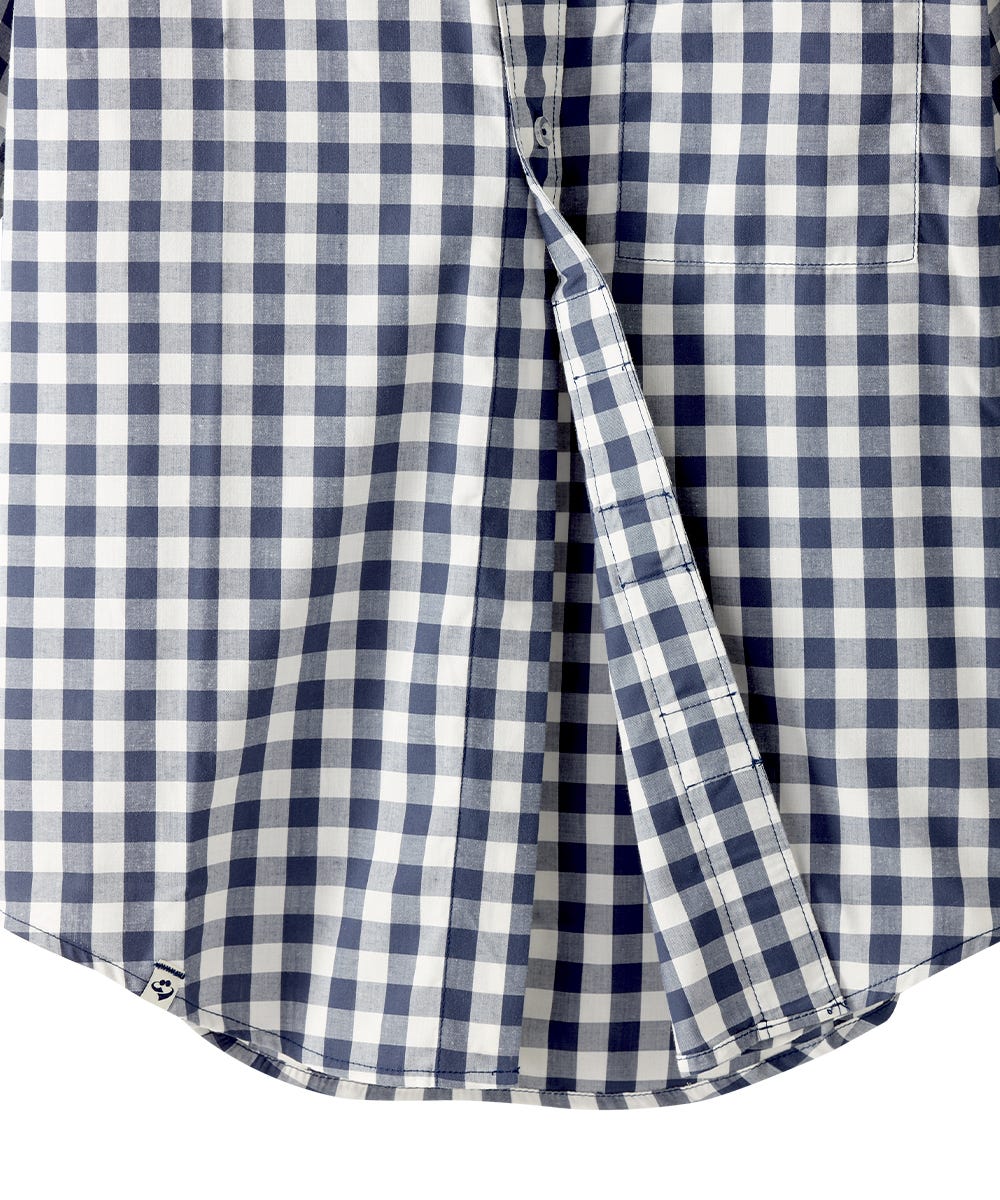 Magnetic Buttons Men's Short Sleeve Shirt - Silverts 14