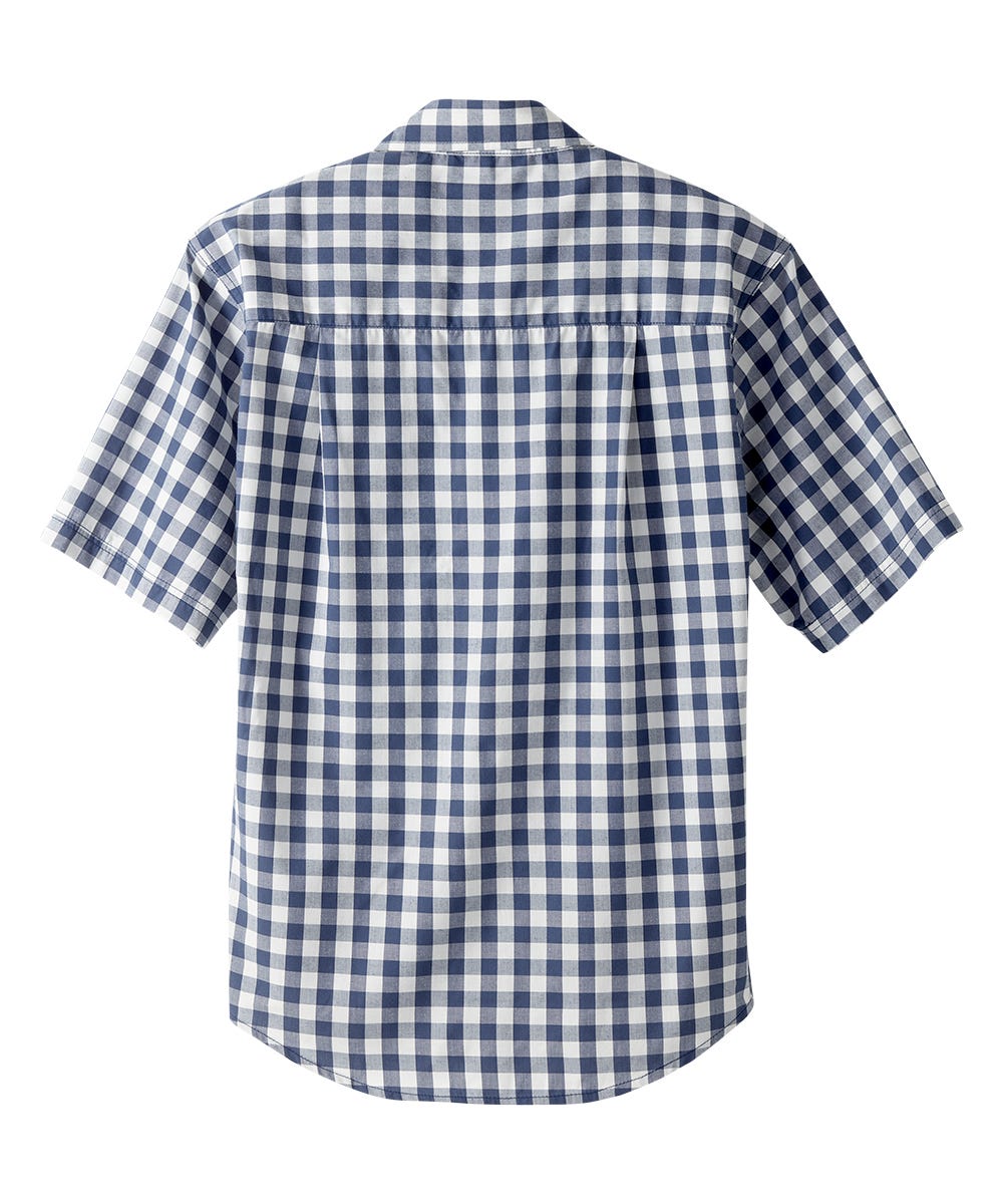 Magnetic Buttons Men's Short Sleeve Shirt - Silverts 15