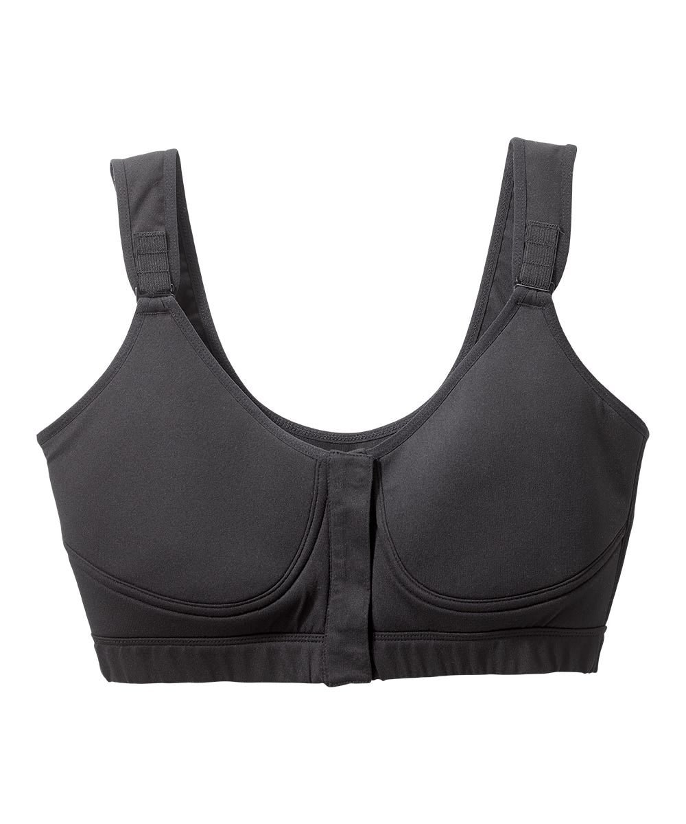 Women's Front Hook Full Coverage Bra (Adjustable Straps) - Silverts 1