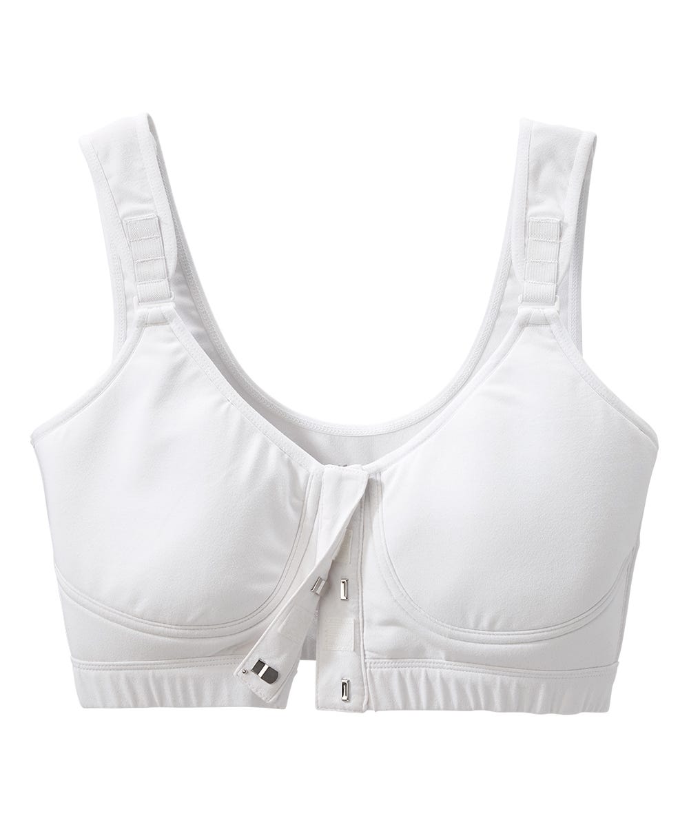 Women's Front Hook Full Coverage Bra (Adjustable Straps) - Silverts 26