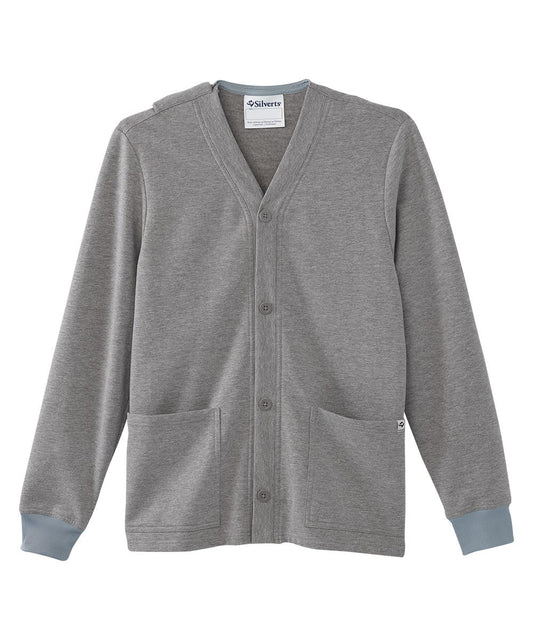 Men's Adaptive Soft Fleece Cardigans - Silverts 1
