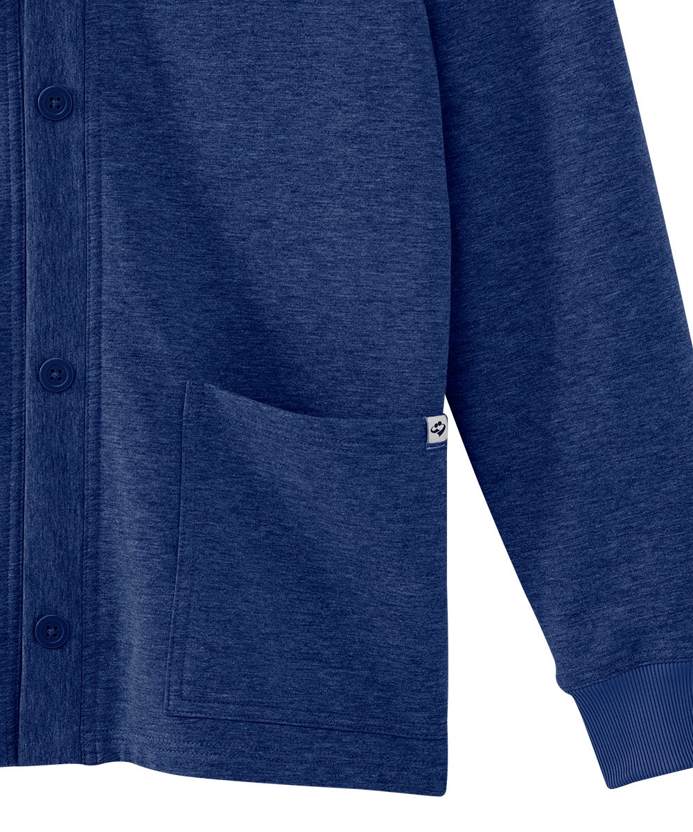 Men's Adaptive Soft Fleece Cardigans - Silverts 95