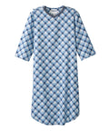 Men's Flannel Hospital & Home Care Gown - Silverts 11