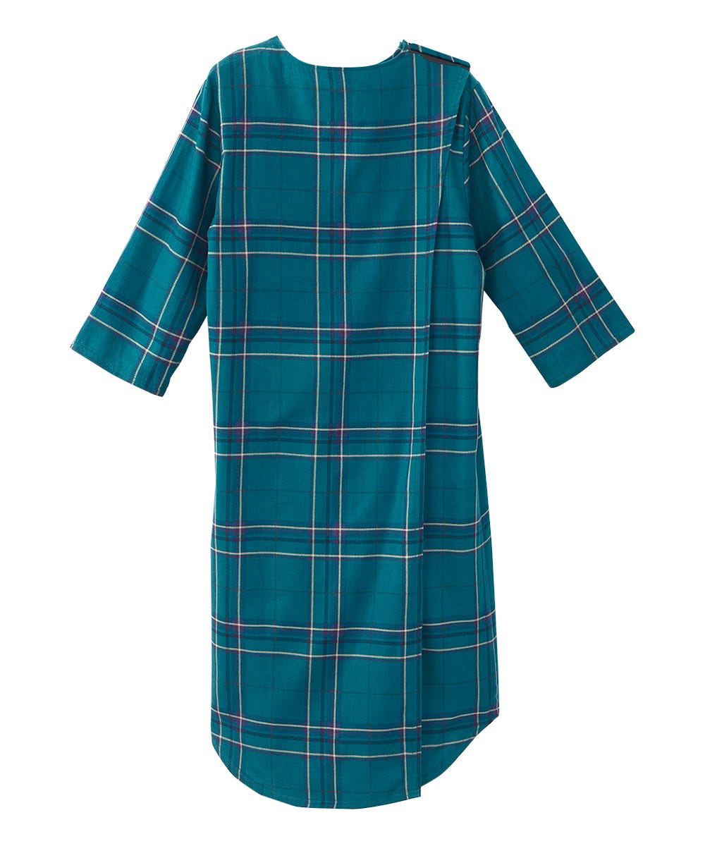 Men's Flannel Hospital & Home Care Gown - Silverts 37