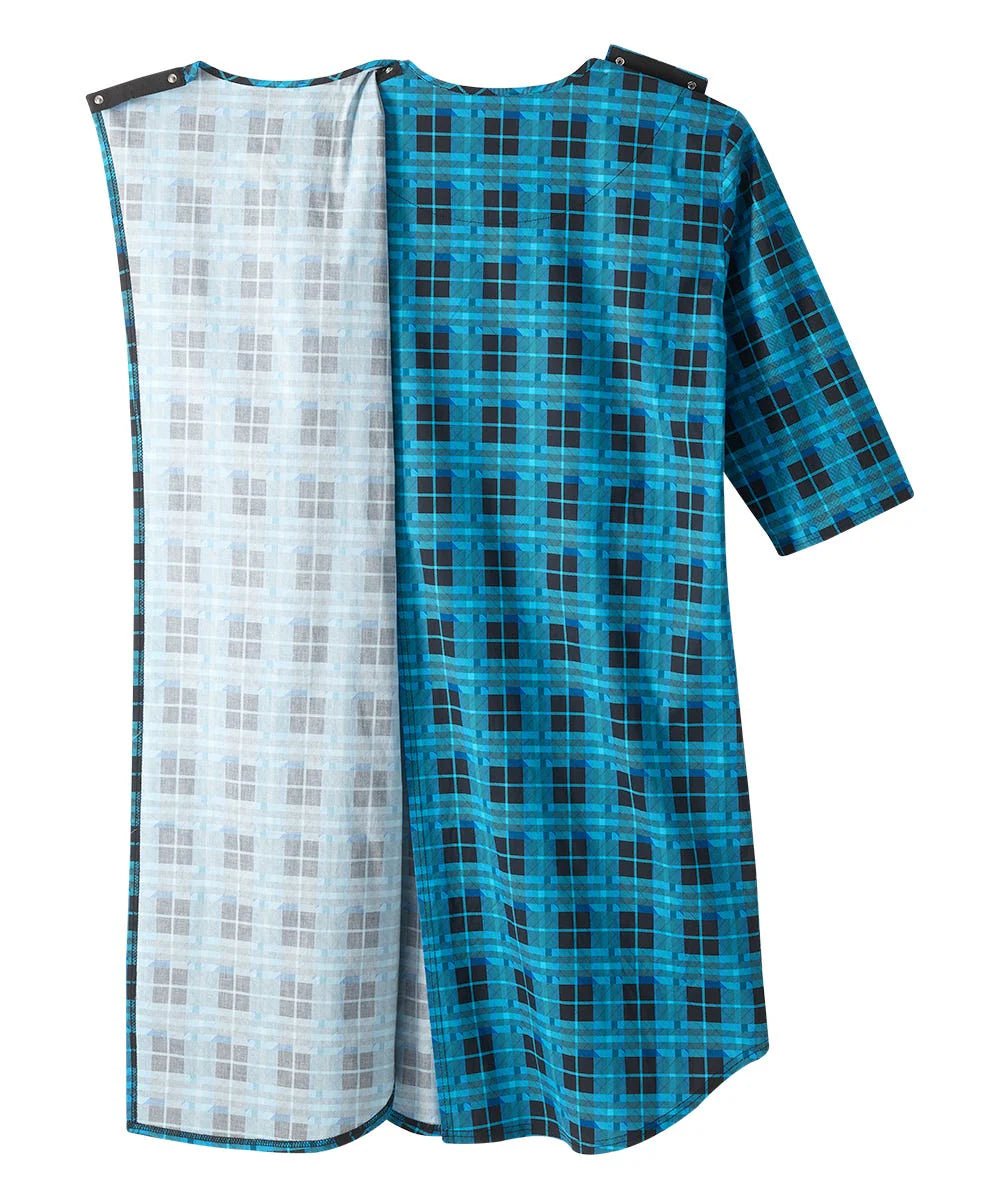 Men's Flannel Hospital & Home Care Gown - Silverts 29