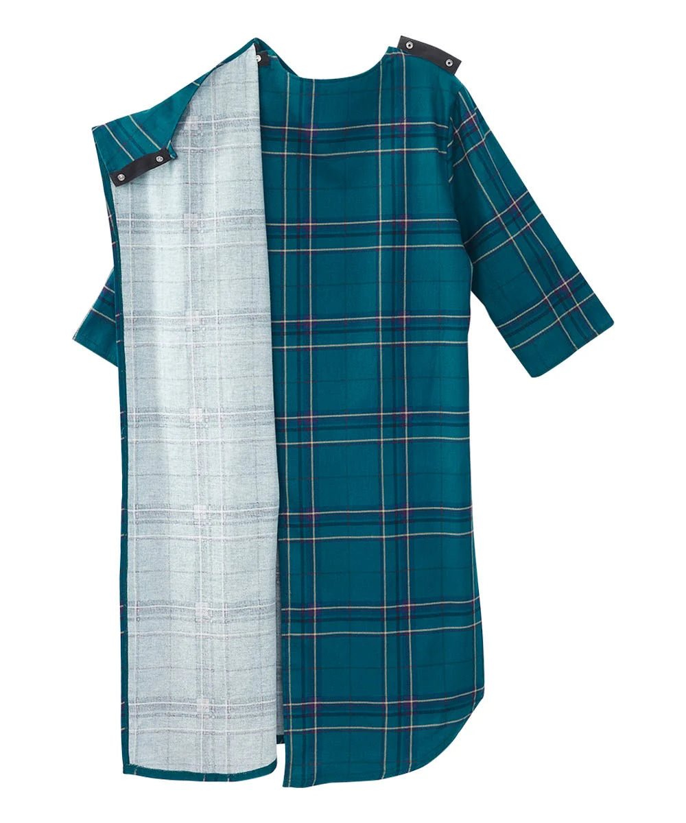 Men's Flannel Hospital & Home Care Gown - Silverts 35