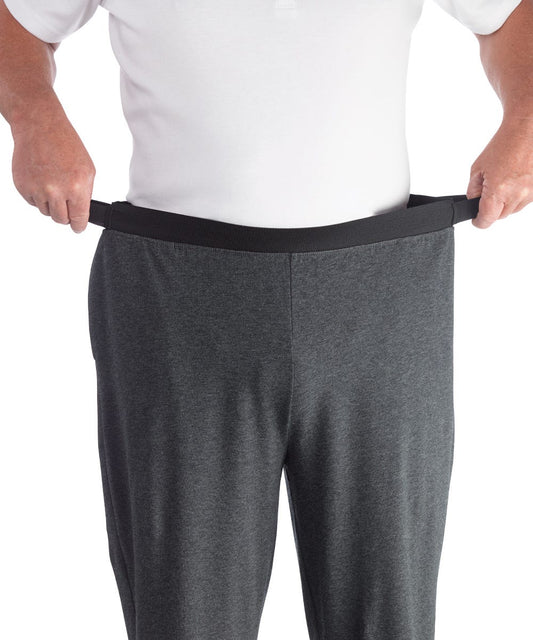 Mens Arthritis Easy Grip Wide Leg Pull On Pants - Clearance - Silverts 1