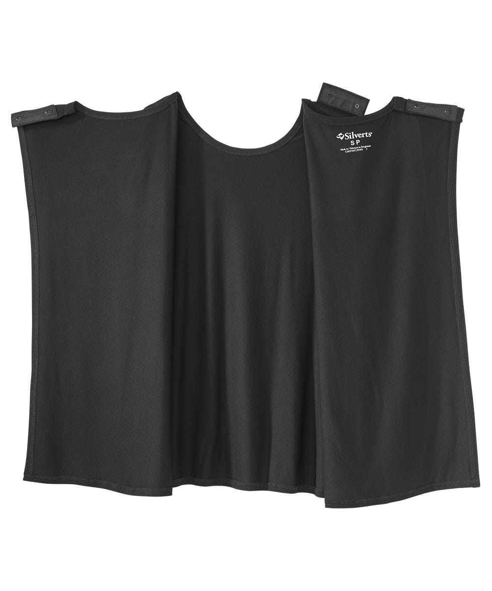 Mens Soft Modal Open Back Undervest - Silverts 6