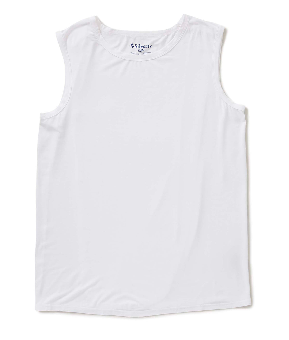 Mens Soft Modal Open Back Undervest - Silverts 3