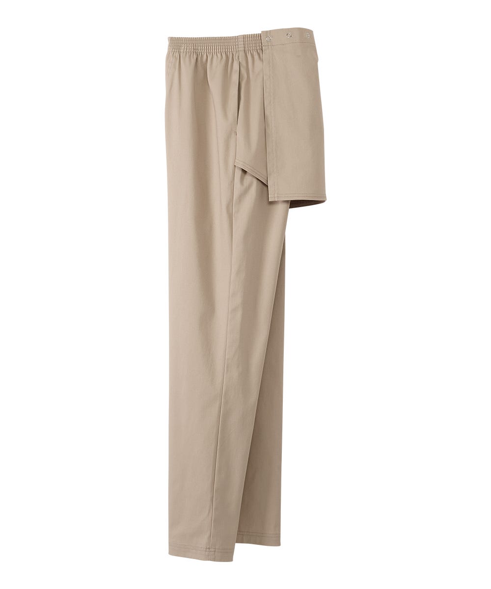 Men's Open Back Cotton Trouser Pant - Silverts 3